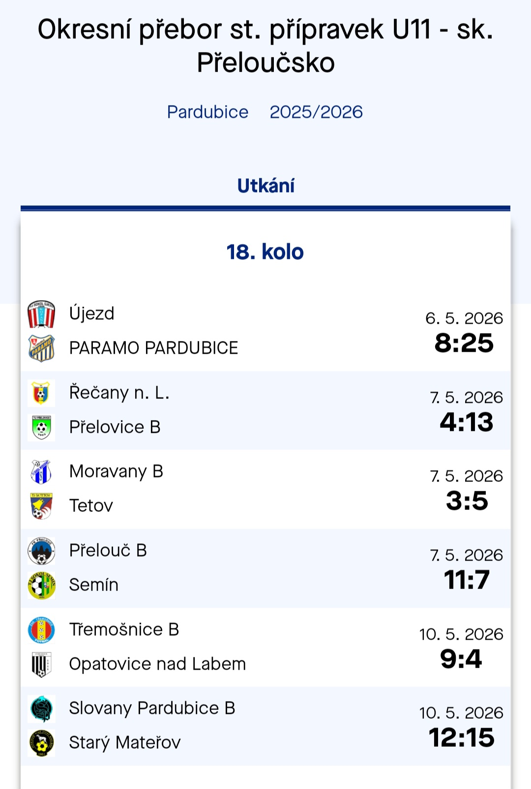 u11 vs vysl